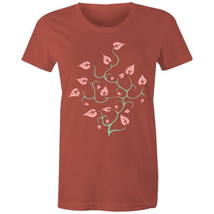 Women's Floral Plant T-shirt