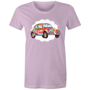 Women's Hippie Car T-shirt