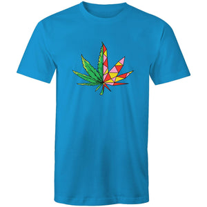 Men's Geometric Hemp Leaf T-shirt
