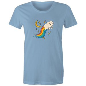 Women's Rainbow Cat T-shirt