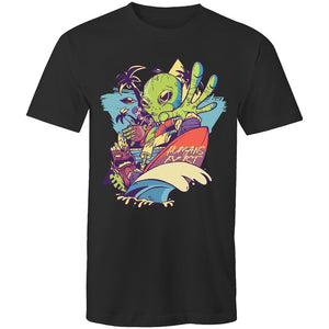 Men's Cool Surfing Alien T-shirt