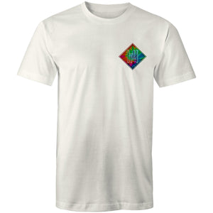 Men's Tie Dye Hippie House Pocket T-Shirt