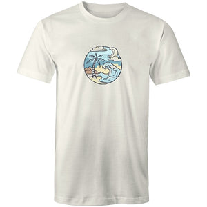 Men's Hand Drawn Beachside T-shirt