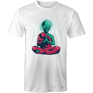 Men's Meditating Alien T-shirt