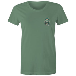 Women's Masala Hasama Hand Pocket T-shirt