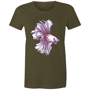 Women's Water coloured Fish T-shirt