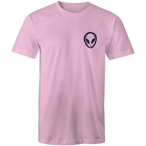 Men's Blue Alien Pocket T-shirt