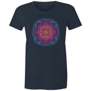 Women's Colourful Mandala T-shirt