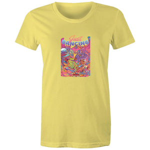 Women's Just Dancing Colourful T-shirt