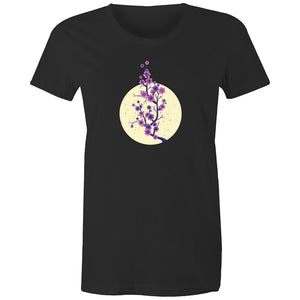 Women's Japanese Flower T-shirt