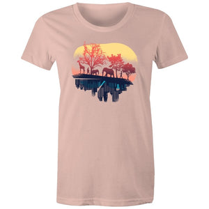 Women's Nature And City Contrast T-shirt