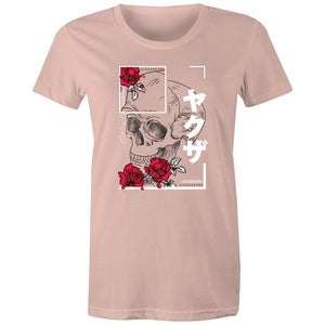 Women's Japanese Styled Skull T-shirt