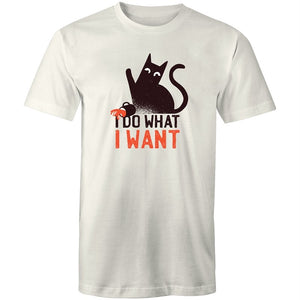Men's Funny I Do What I Want Cat T-shirt