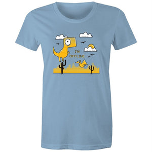 Women's Funny I'm Offline T-shirt