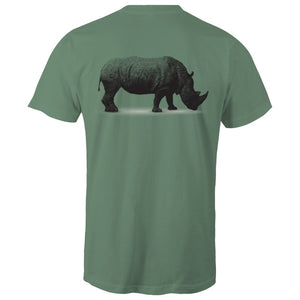 Men's Lineal Globe With Rhino Back T-shirt