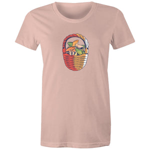 Women's Mushroom Basket T-shirt