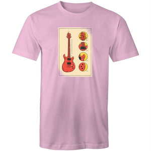 Men's Guitar Diagram T-shirt