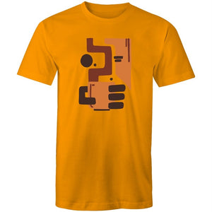 Men's Abstract Coffee T-shirt