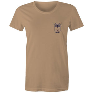 Women's Awake Owl Pocket T-shirt