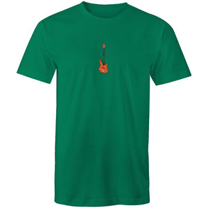 Men's Orange Guitar T-shirt