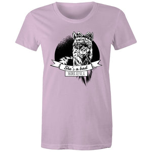 Women's She's A Bad Mama Alpaca T-shirt