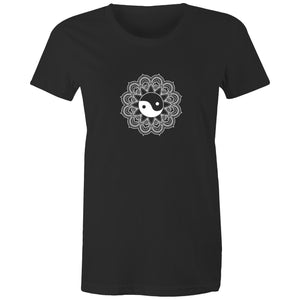 Women's Yin Yang Mandala T-shirt