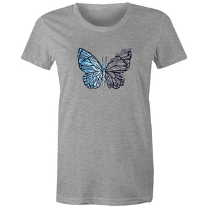 Women's Crystal Butterfly T-shirt