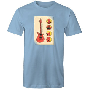 Men's Guitar Diagram T-shirt