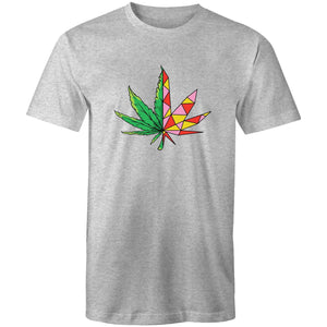 Men's Geometric Hemp Leaf T-shirt
