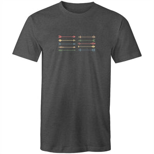 Men's Multi Coloured Arrow T-shirt