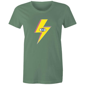 Women's Lightning Bolt Eye T-shirt