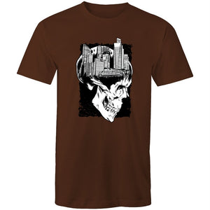 Men's City Skull Creative T-shirt