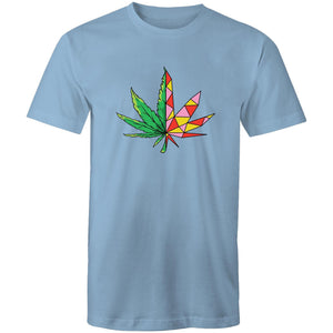 Men's Geometric Hemp Leaf T-shirt