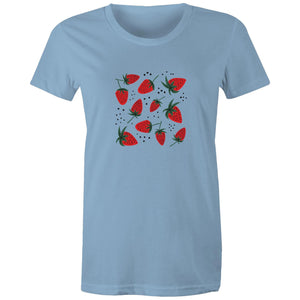 Women's Strawberry Fruit T-shirt