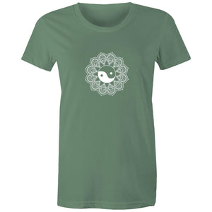 Women's Yin Yang Mandala T-shirt