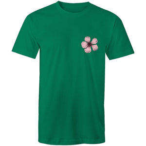 Men's Hibiscus Flower Pocket Tee