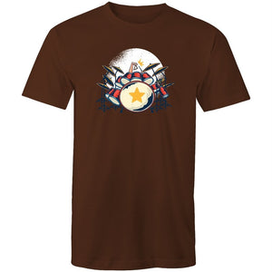 Men's Drum Kit Triangle T-shirt