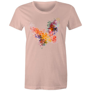 Women's Watercolour Butterfly T-shirt