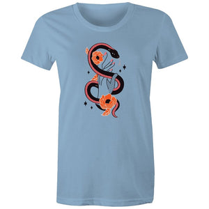 Women's Caduceus Hand Styled T-shirt