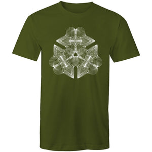 Men's Abstract Geometric Graphic Tee