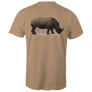 Men's Lineal Globe With Rhino Back T-shirt