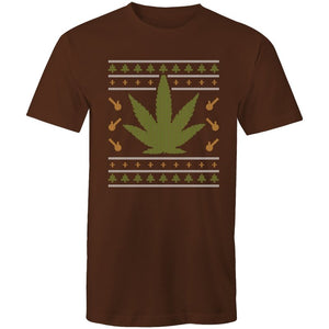 Men's Mary Jane Christmas Sweater Graphic T-shirt