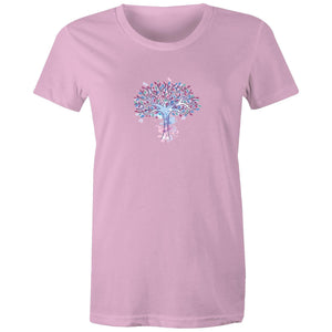 Women's Tree Of Life Watercolour T-shirt