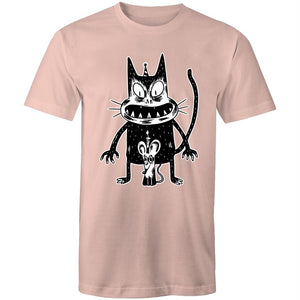 Men's Angry Cat Birthday Printed T-shirt