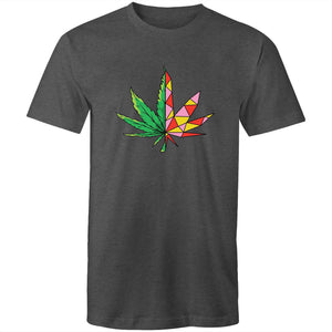 Men's Geometric Hemp Leaf T-shirt
