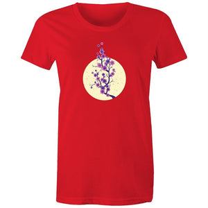Women's Japanese Flower T-shirt