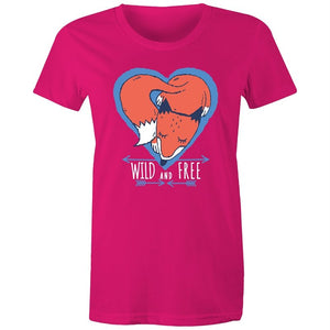 Women's Cute Wild And Free T-shirt