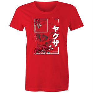 Women's Japanese Styled Skull T-shirt