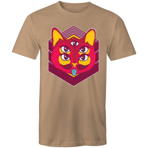 Men's Psychedelic Cat Eyes T-shirt