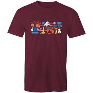 Men's Music Instrument Set T-shirt